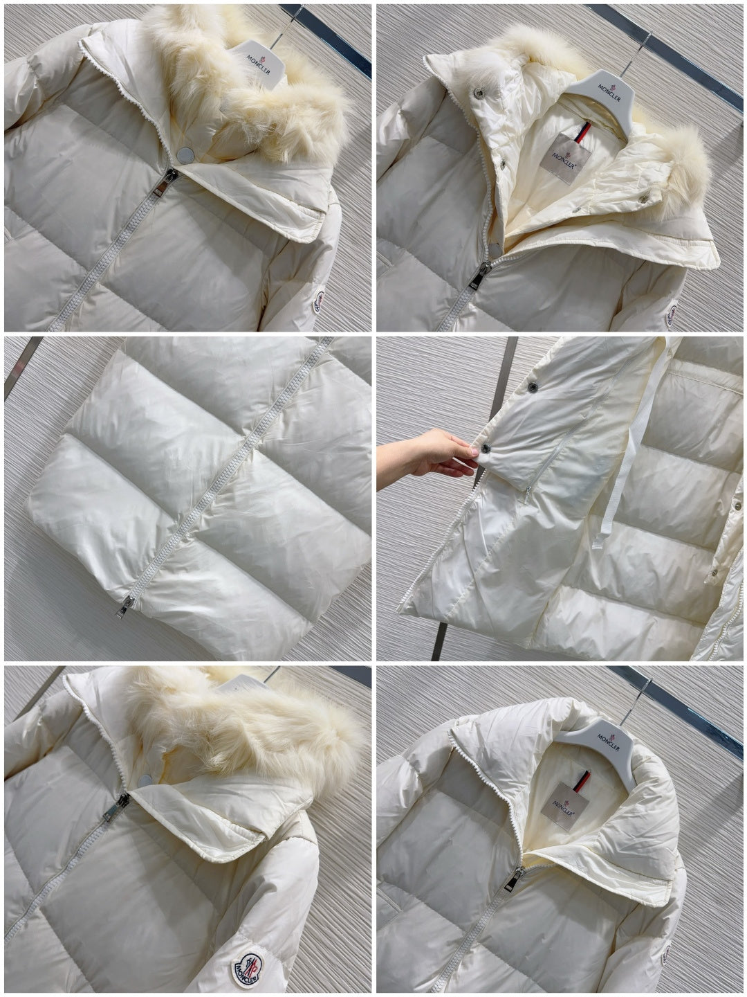 Moc**25fw new fox fur collar down jacket