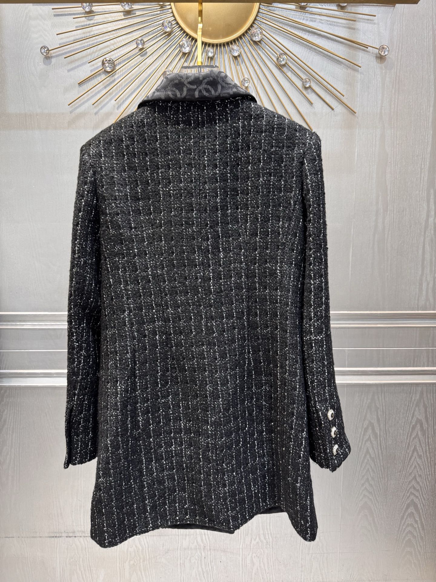 Cha**25fw new tweed overcoat