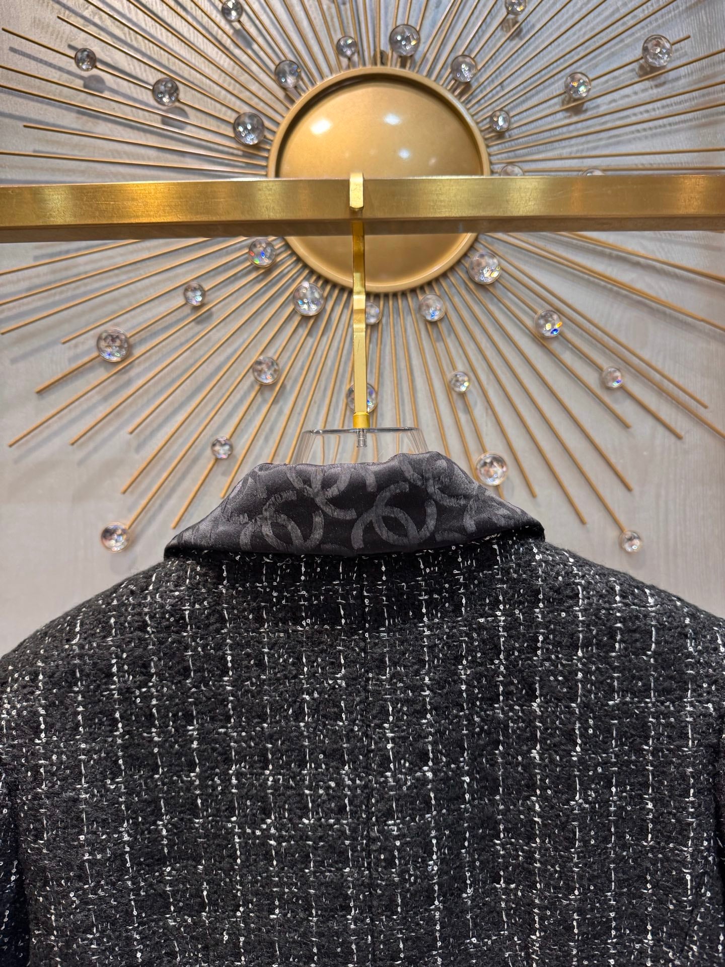 Cha**25fw new tweed overcoat