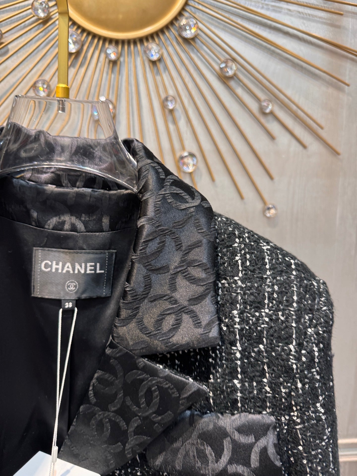 Cha**25fw new tweed overcoat