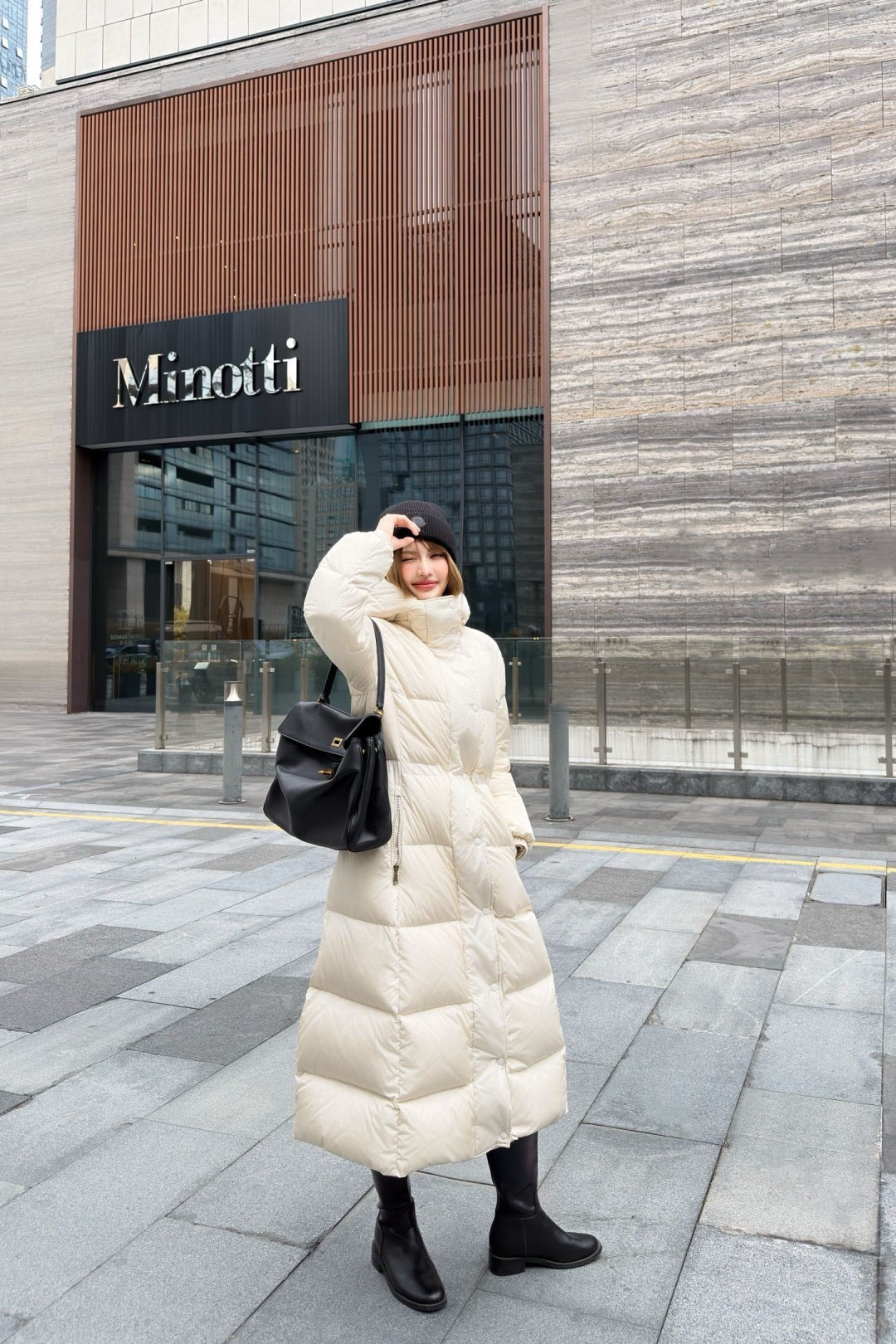 Moc**25fw new down long coat