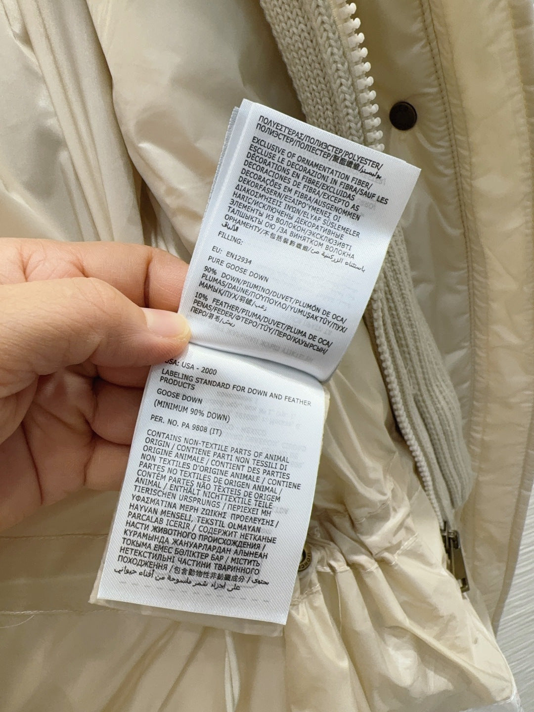 Moc**25fw new down long coat