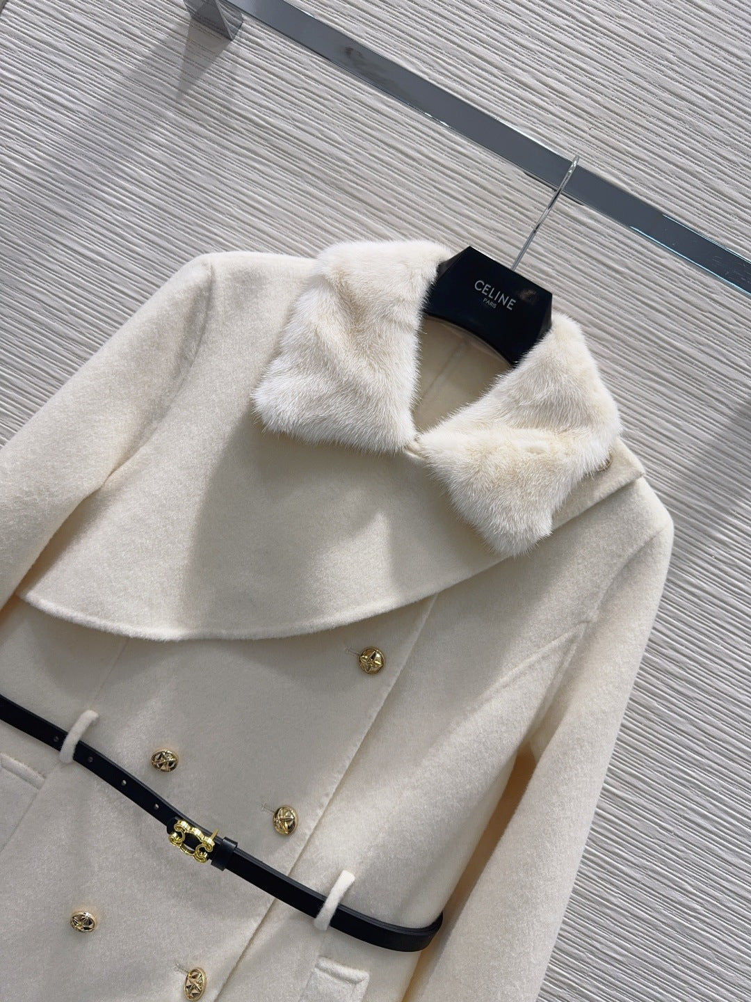 Cel**25fw new double-faced cashmere coat