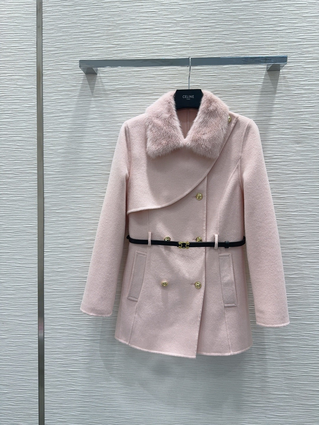 Cel**25fw new double-faced cashmere coat