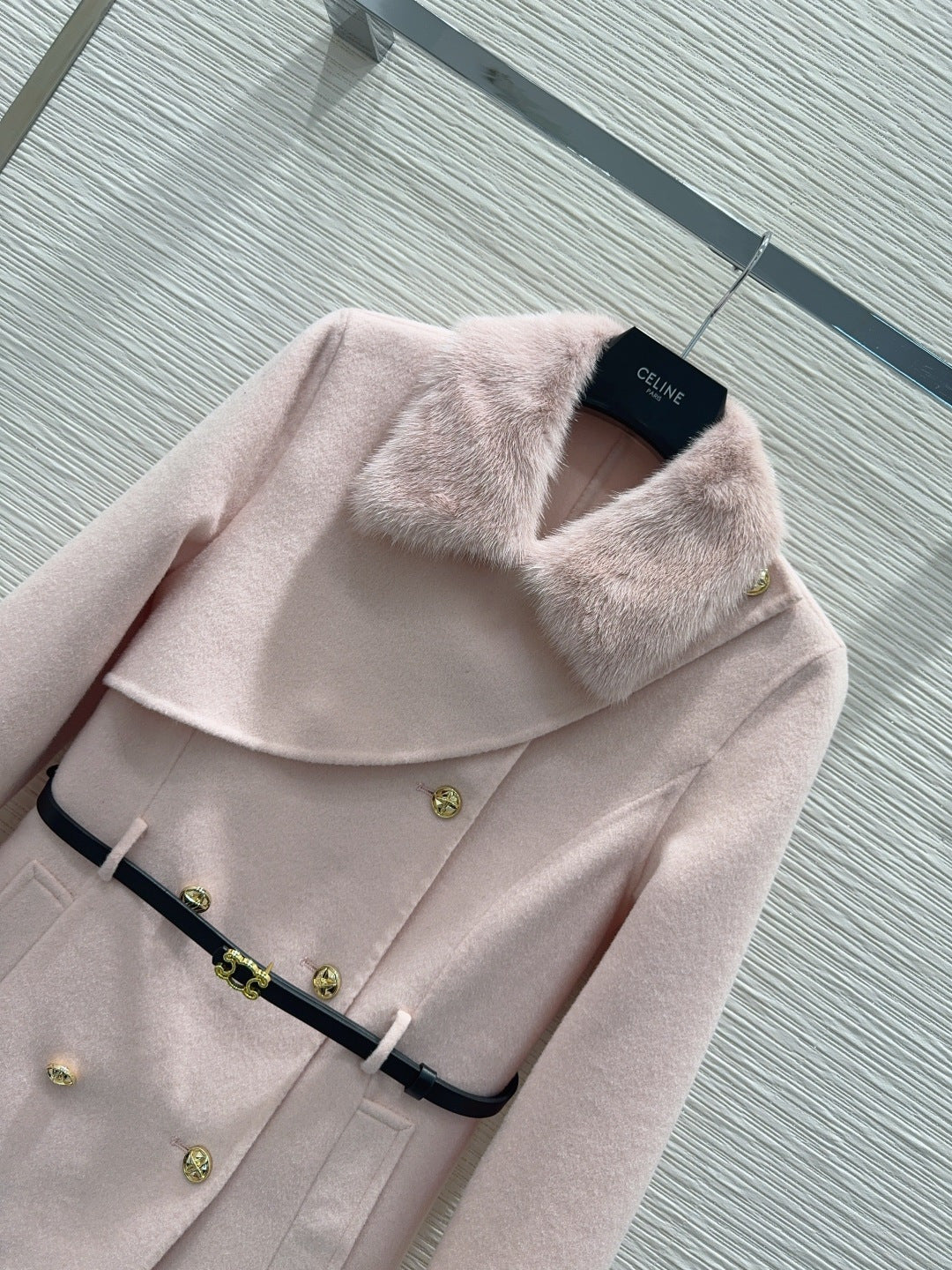 Cel**25fw new double-faced cashmere coat