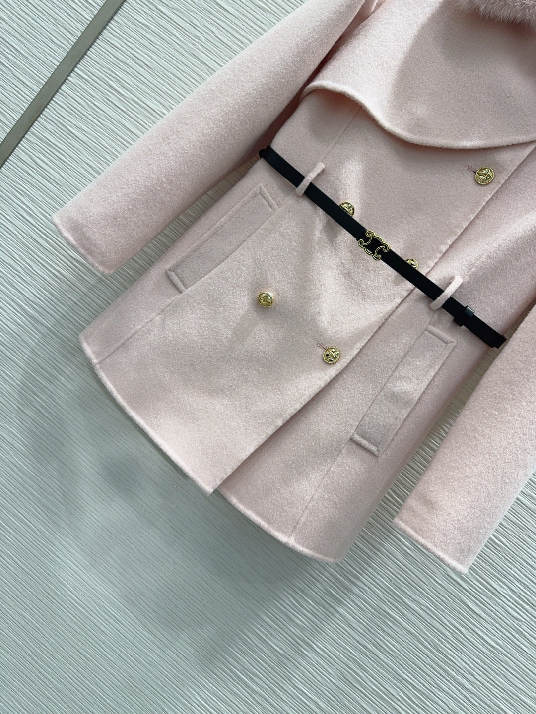 Cel**25fw new double-faced cashmere coat