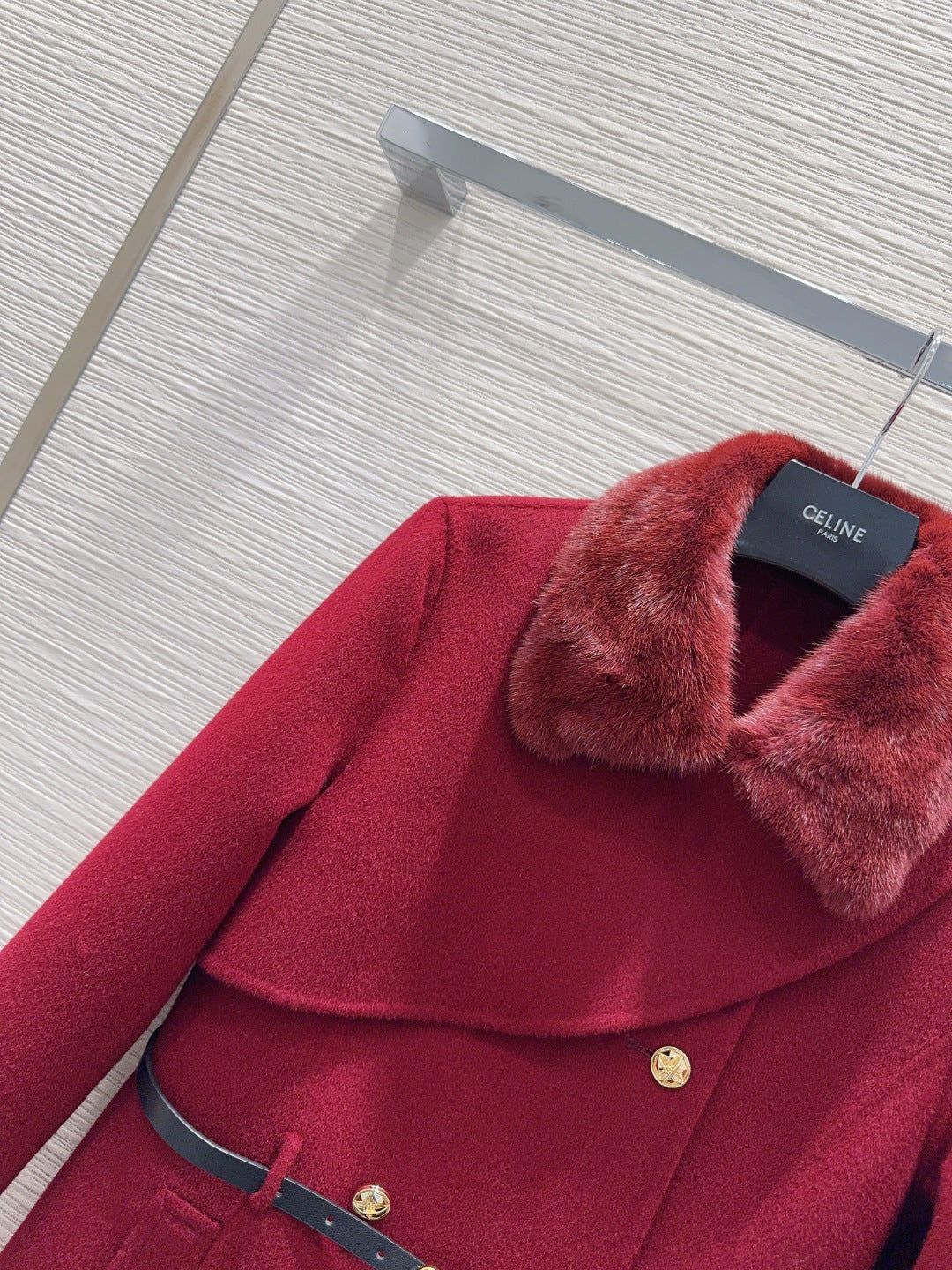 Cel**25fw new double-faced cashmere coat