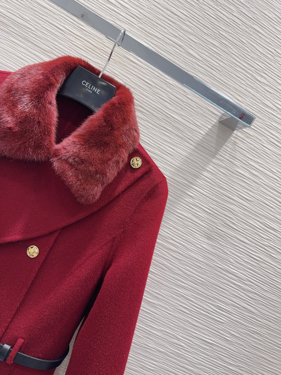 Cel**25fw new double-faced cashmere coat