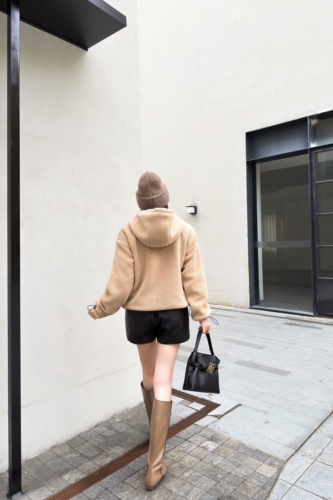 Loe*25fw new faux shearling coat