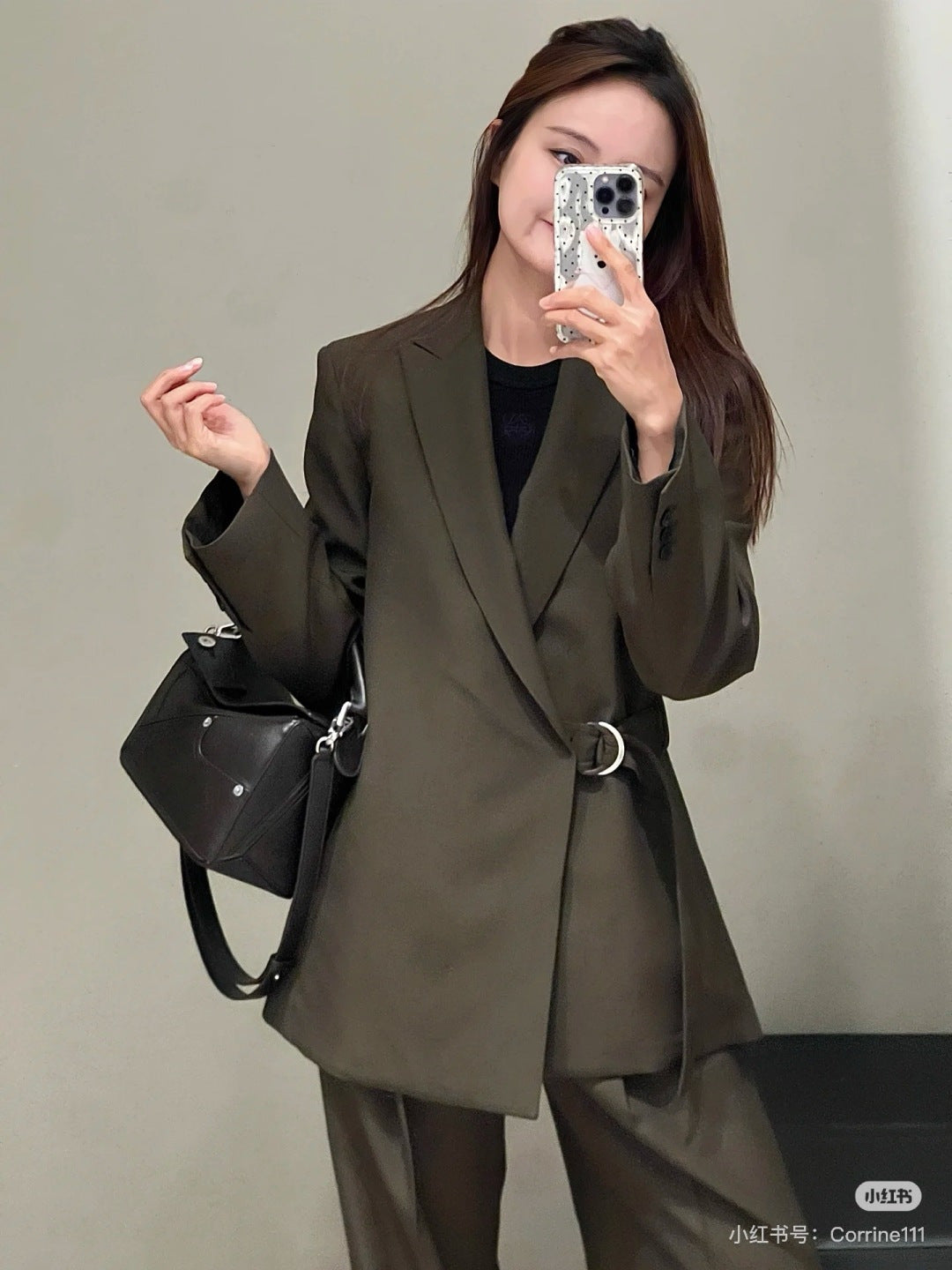 Loe**25fw  new suit set