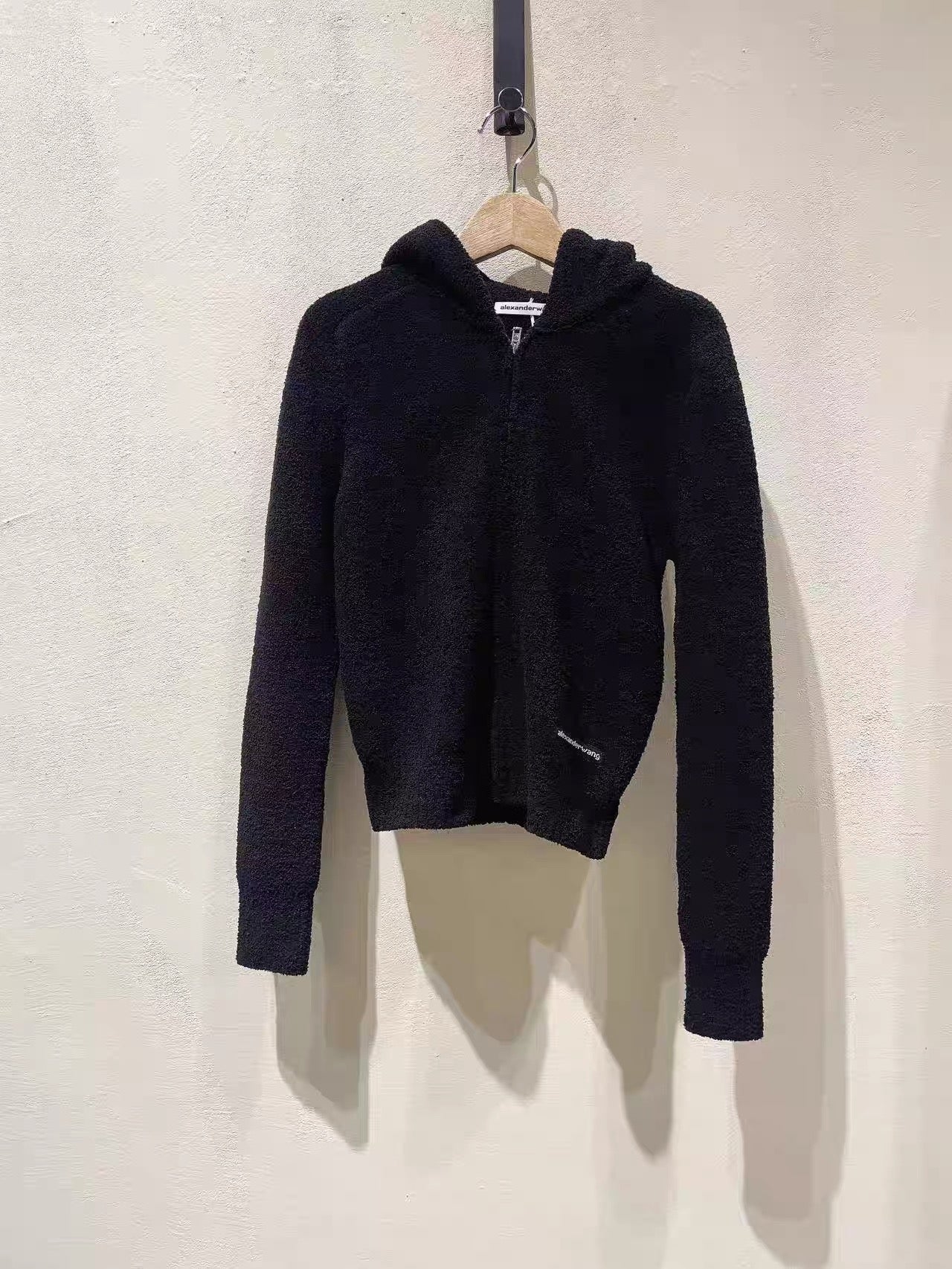Ale**25fw new hooded knit cardigan