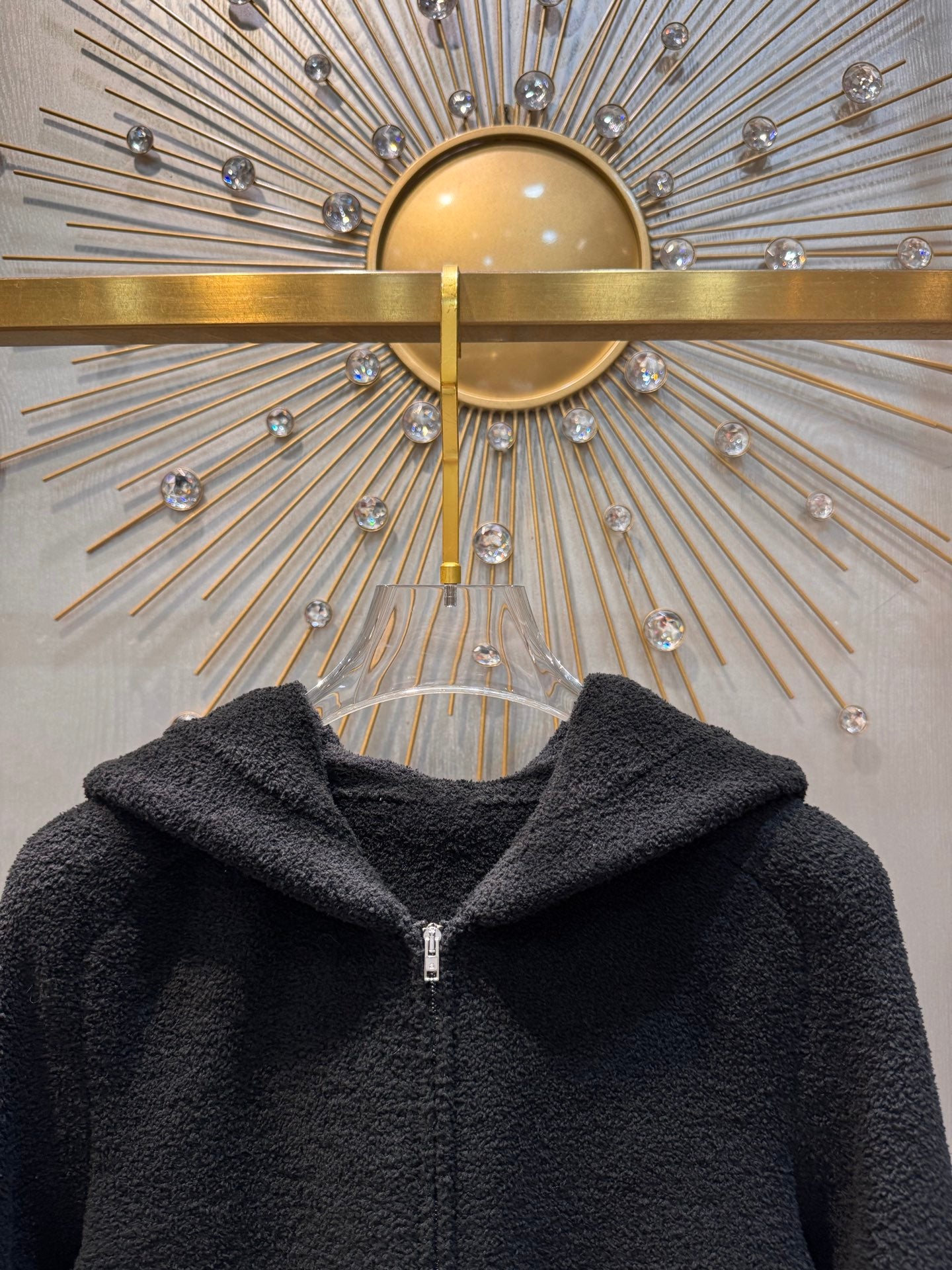 Ale**25fw new hooded knit cardigan