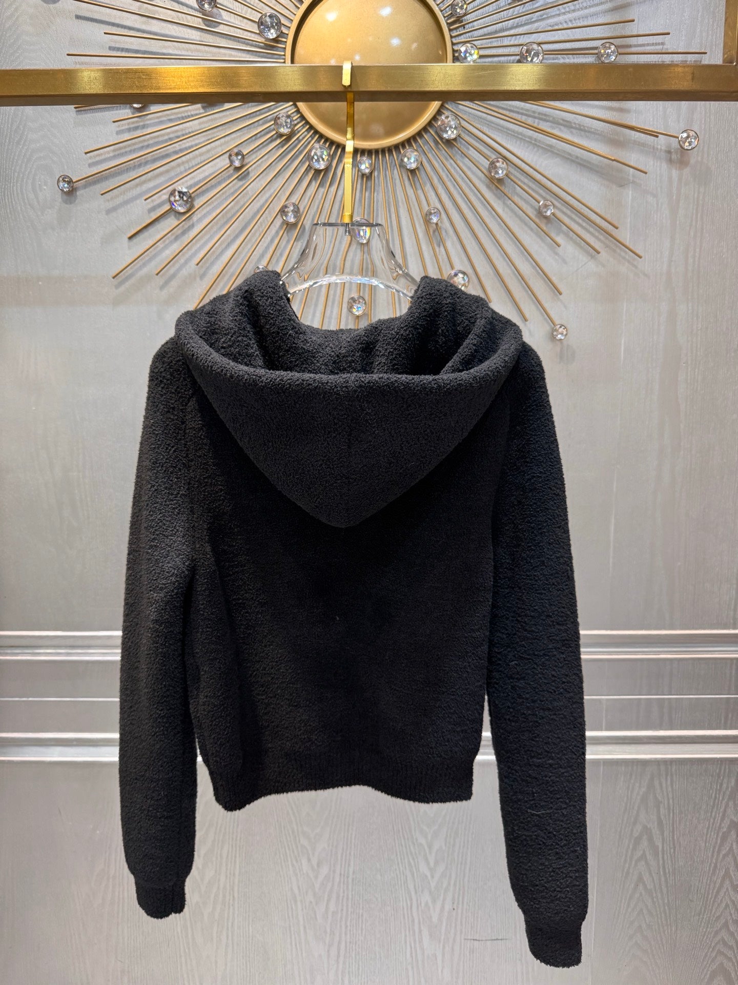 Ale**25fw new hooded knit cardigan