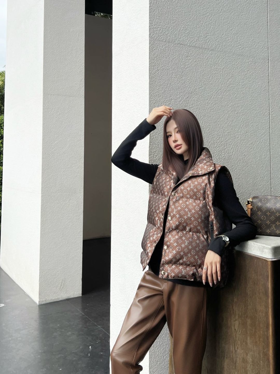 Lou**25fw new down vest