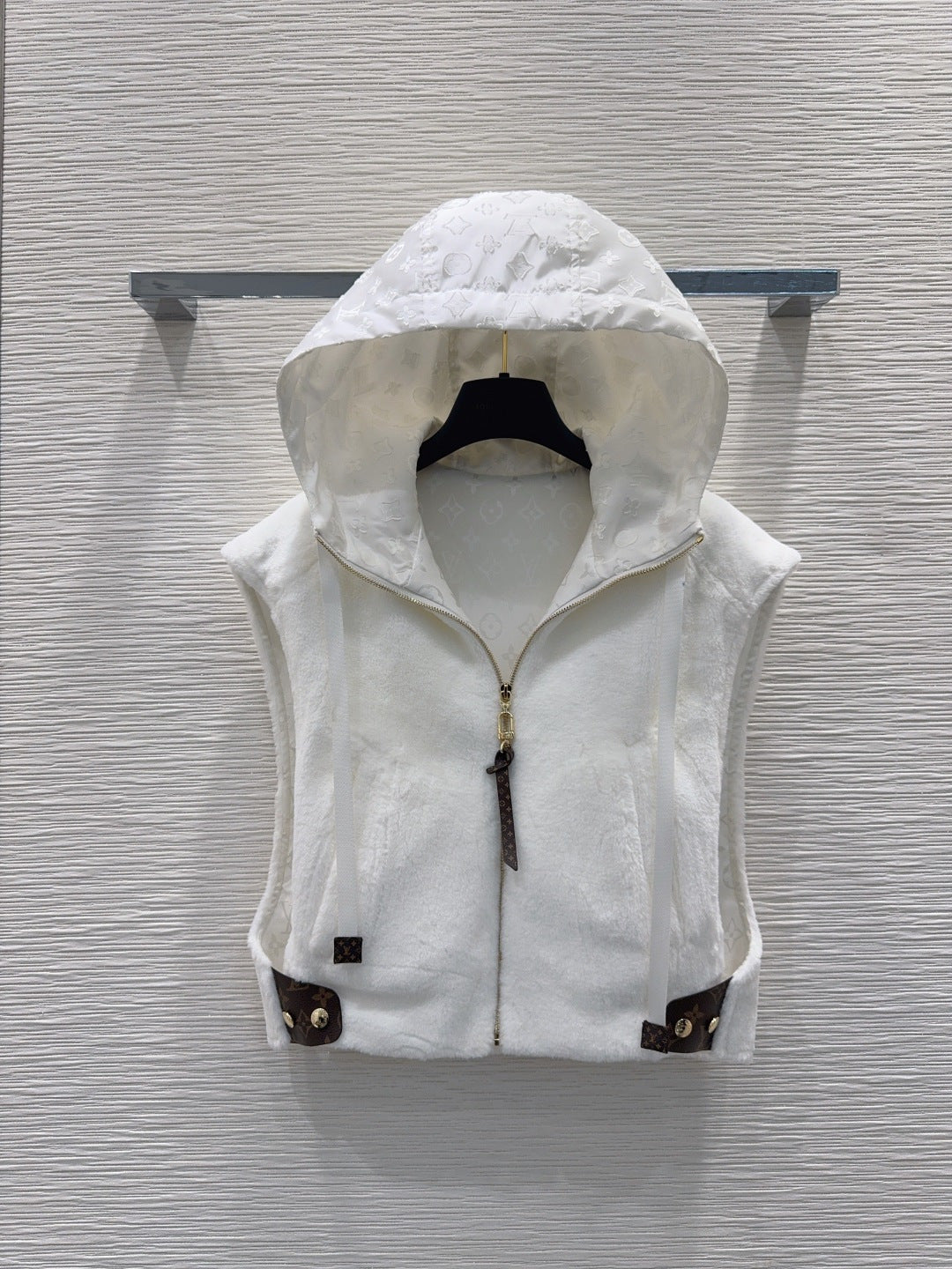 Lou**25fw new white vest jacket