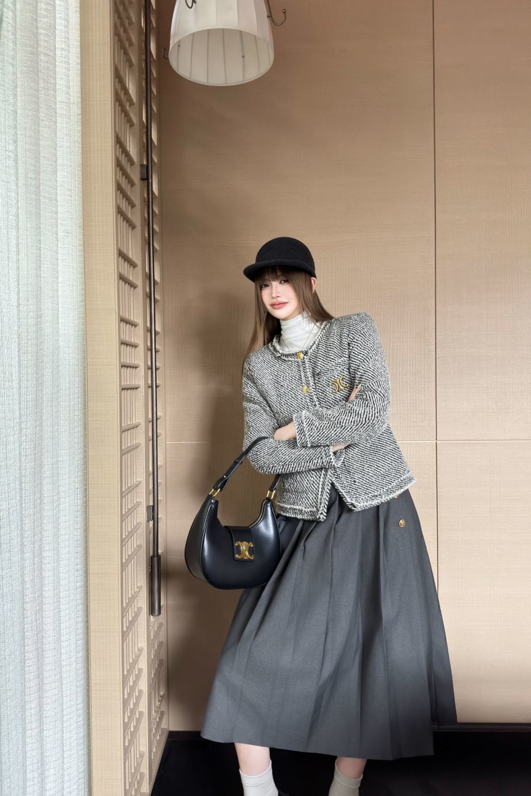 Cha**25fw new versatile and stylish jacket