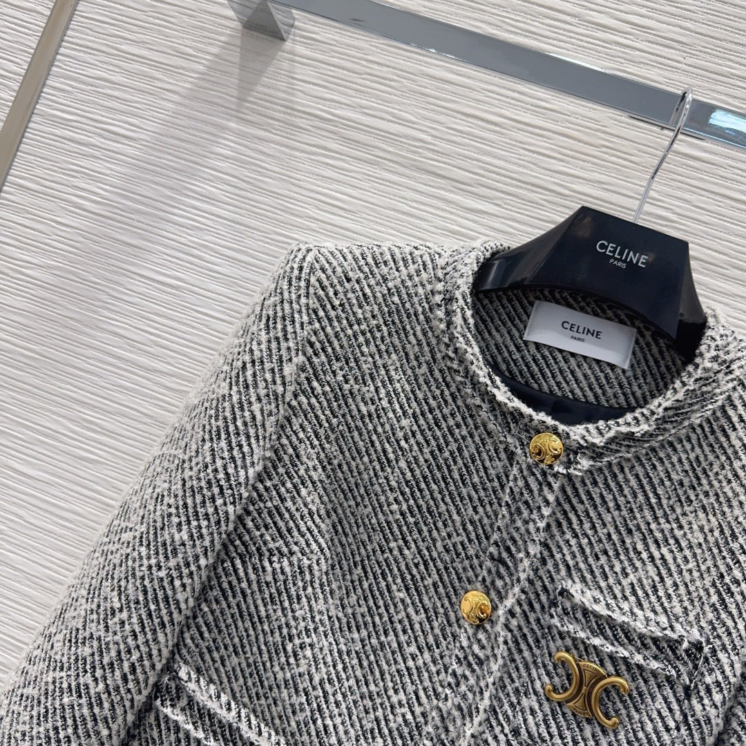 Cha**25fw new versatile and stylish jacket