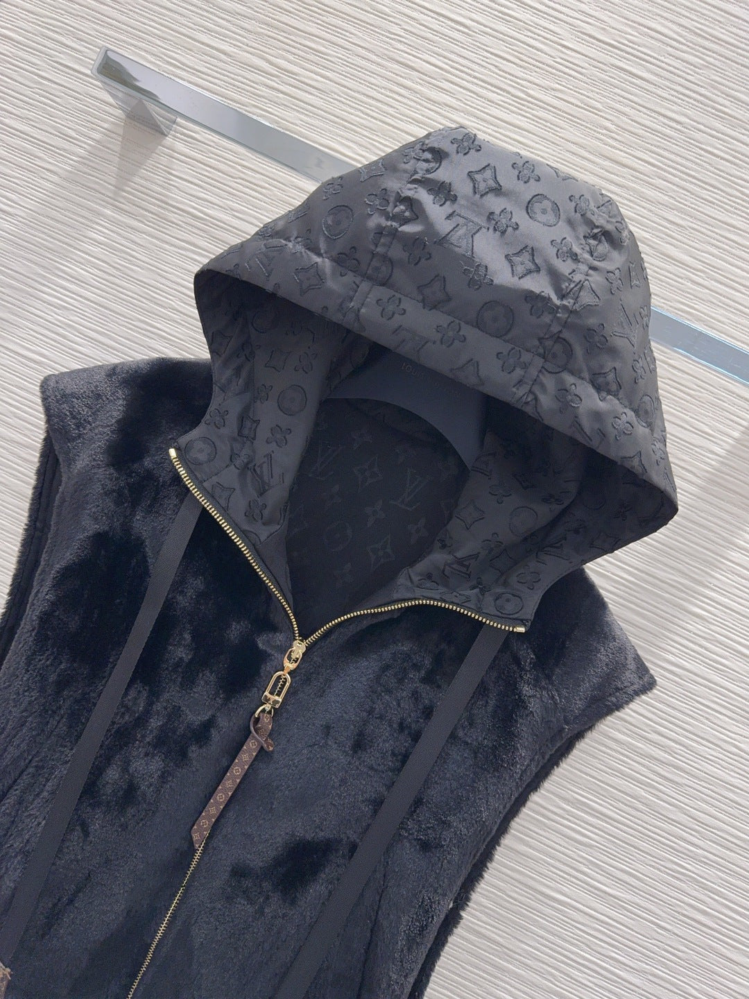 Lou**25fw new black vest jacket