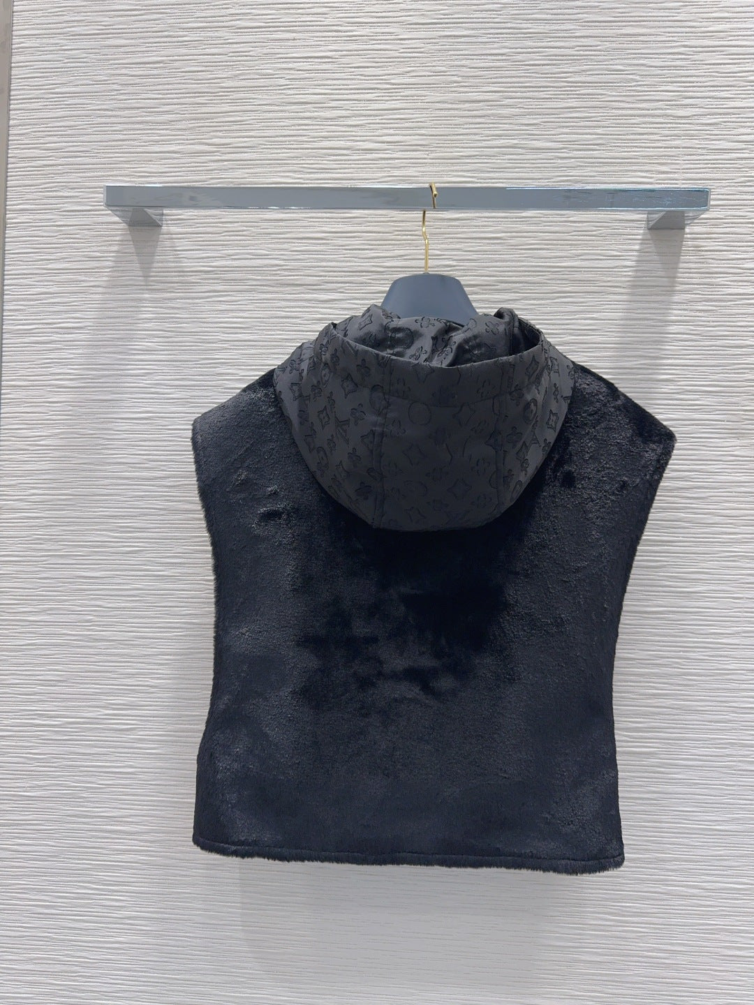 Lou**25fw new black vest jacket