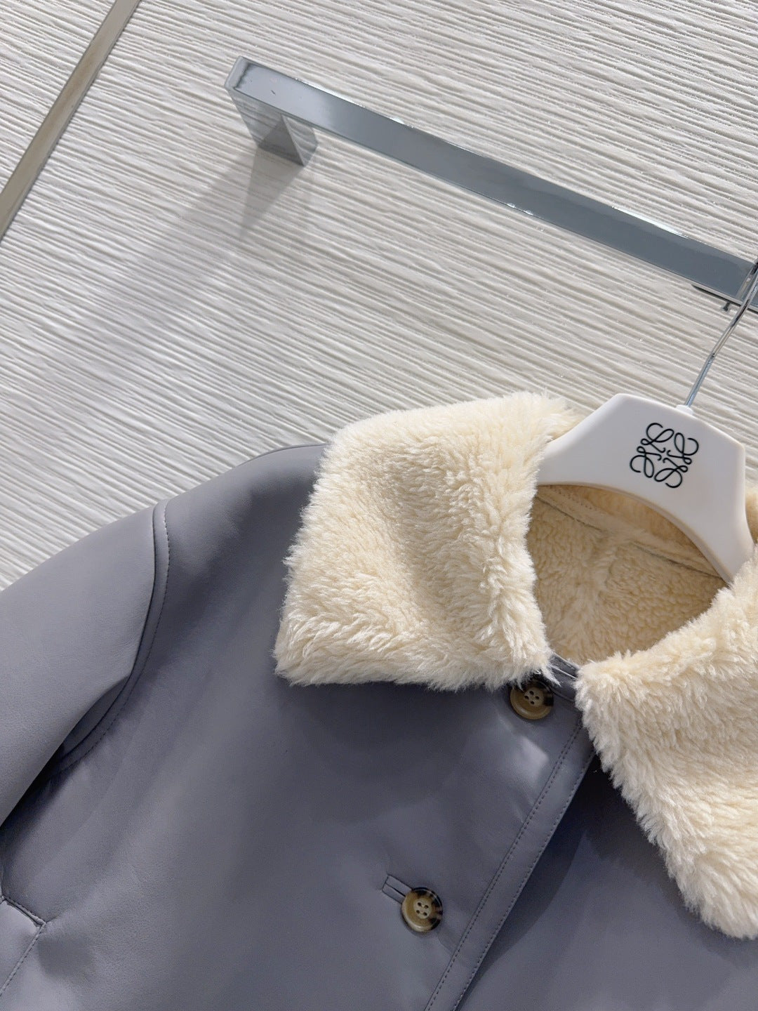 Lew 25fw eco-friendly fur coat