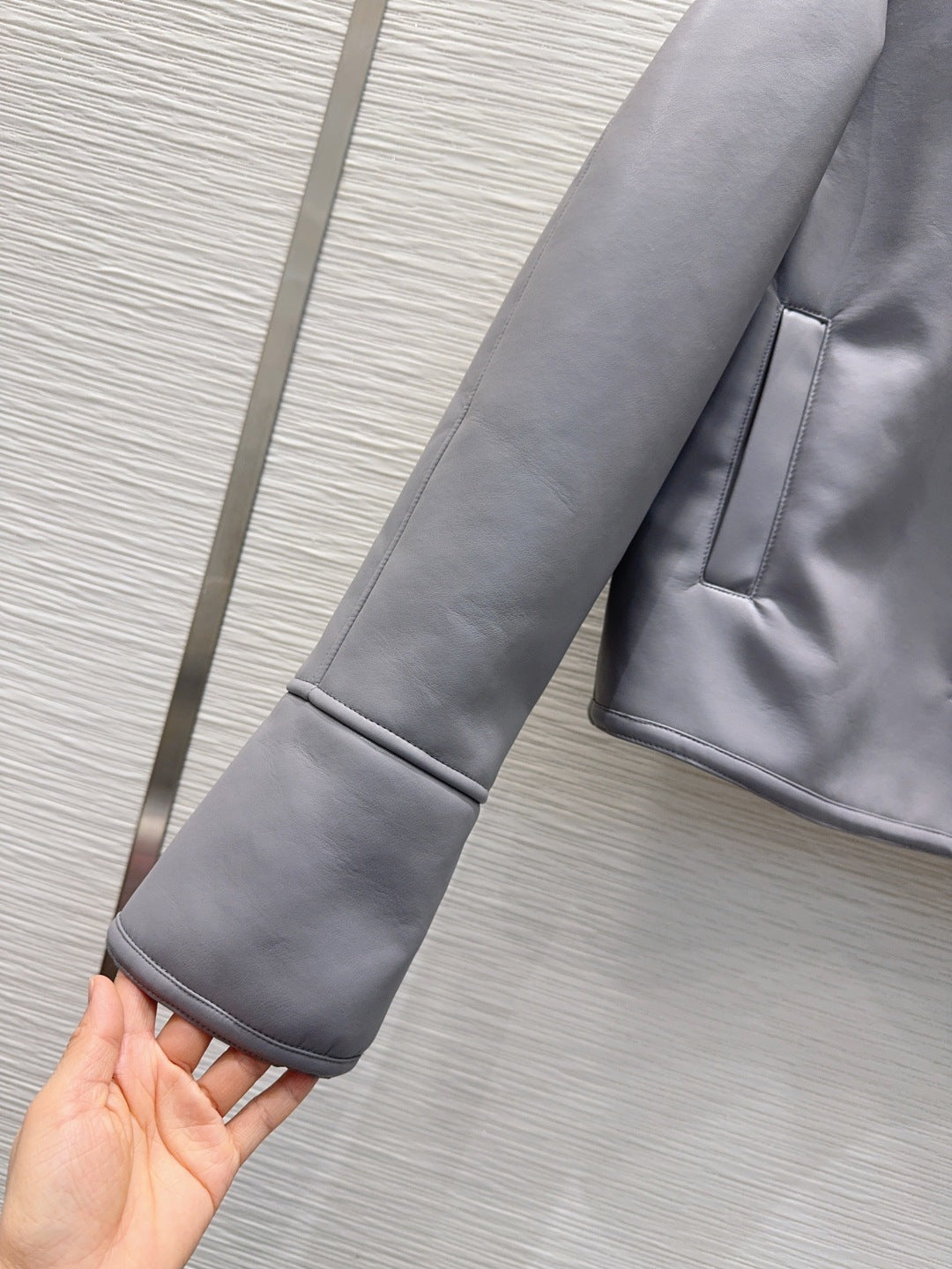 Lew 25fw eco-friendly fur coat