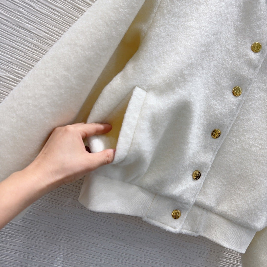 Lew 25fw new fleece baseball jacke