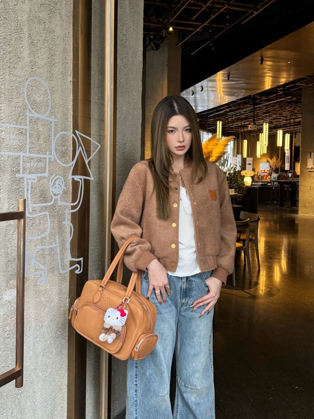 Lew 25fw new fleece baseball jacke