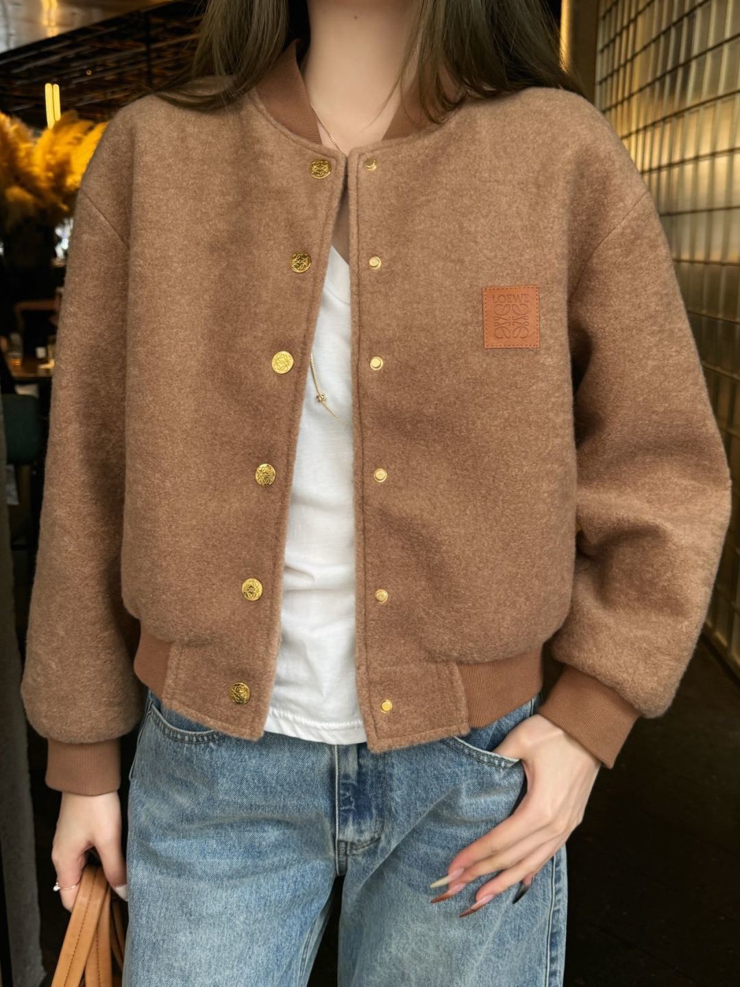 Lew 25fw new fleece baseball jacke