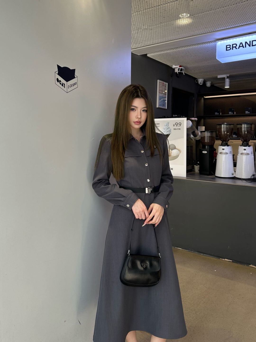 Pra 25fw new retro-chic dress