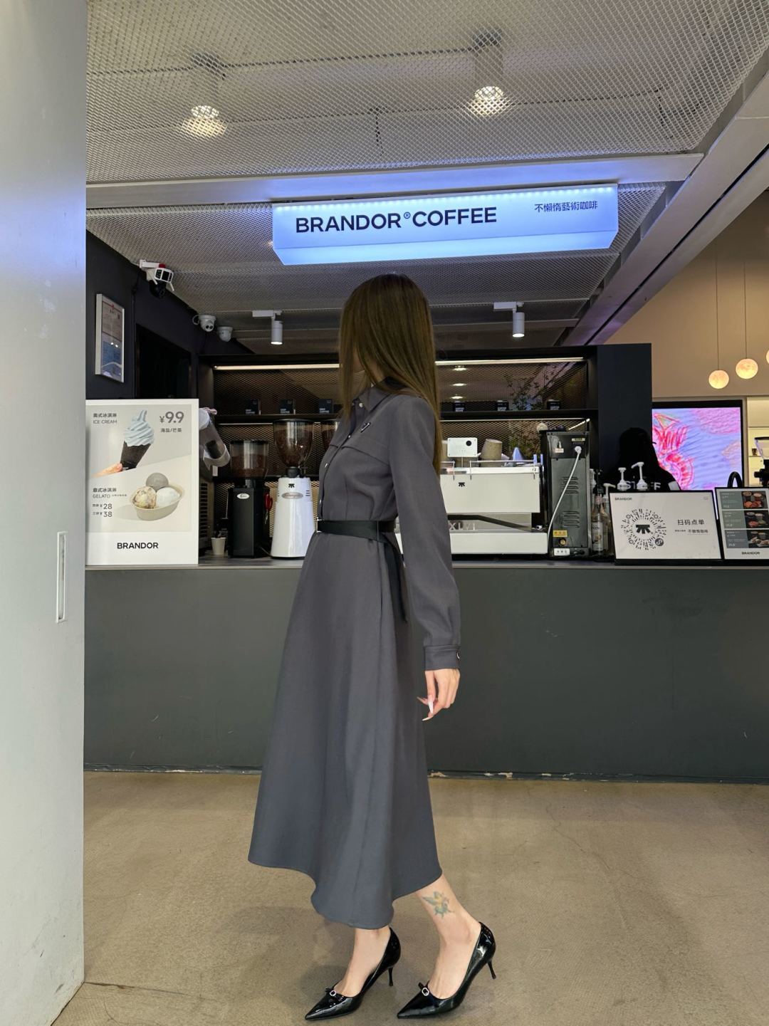 Pra 25fw new retro-chic dress