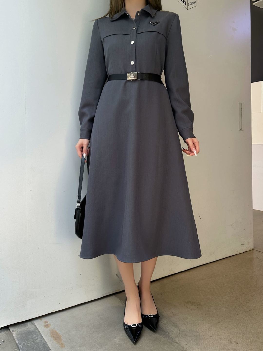 Pra 25fw new retro-chic dress