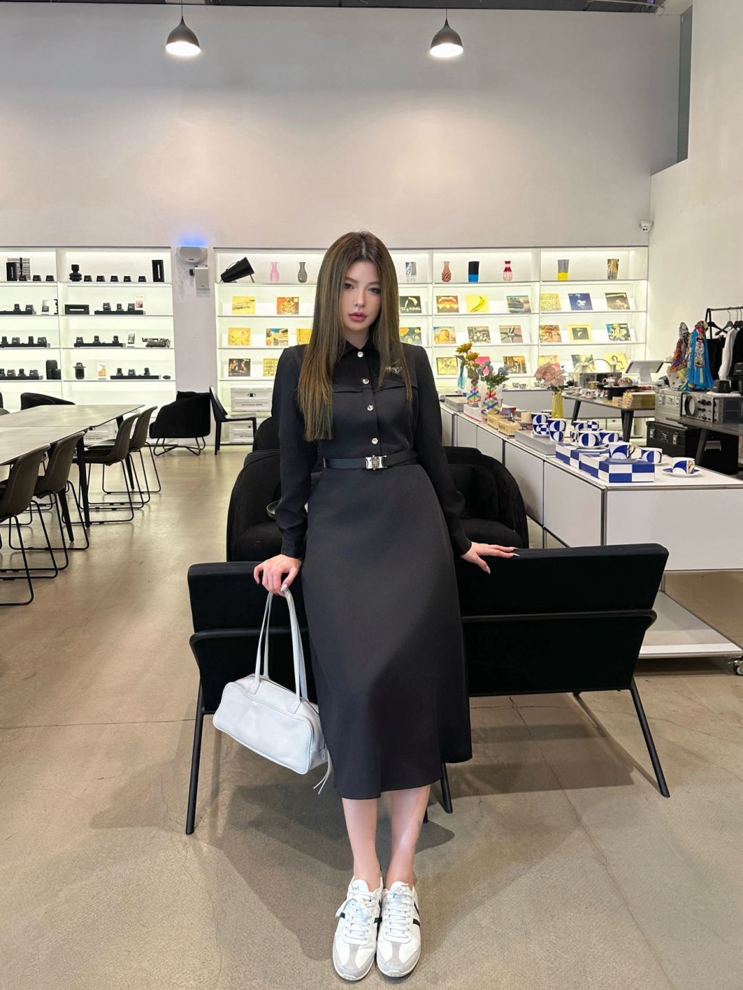 Pra 25fw new retro-chic dress