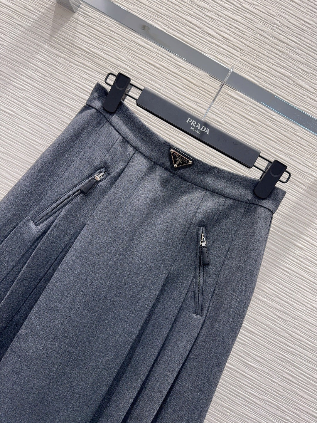 Pra 25fw new pleated long skirt