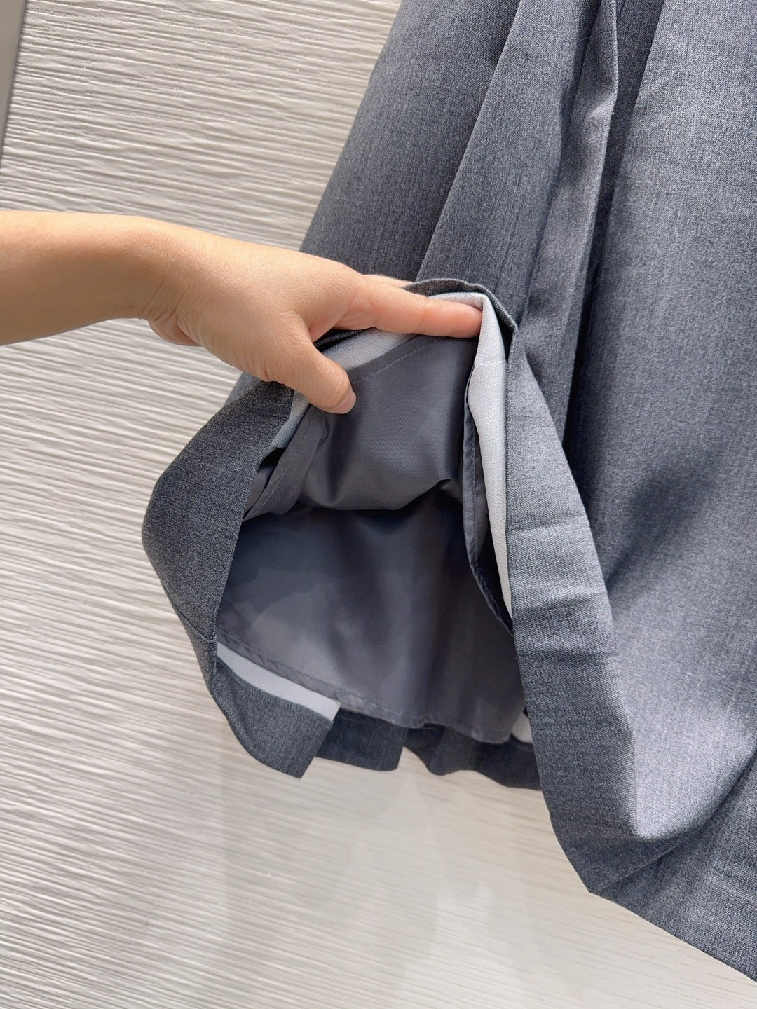 Pra 25fw new pleated long skirt