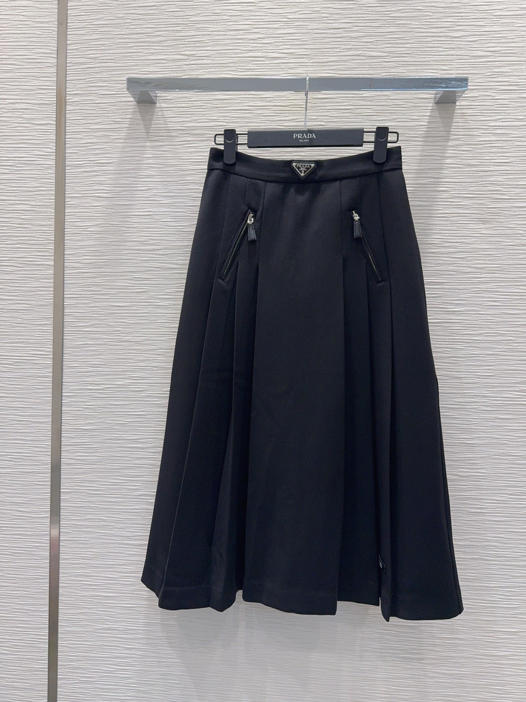 Pra 25fw new pleated long skirt