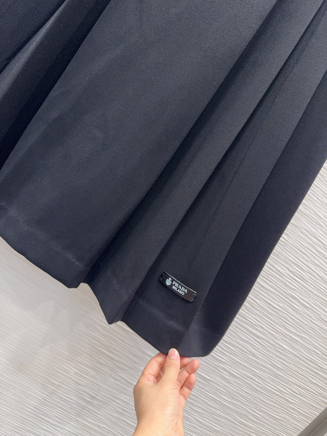 Pra 25fw new pleated long skirt