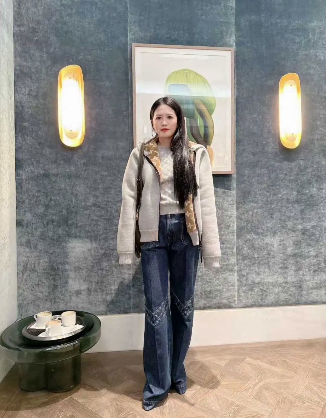 Loe 25fw comfortable lamb wool coat