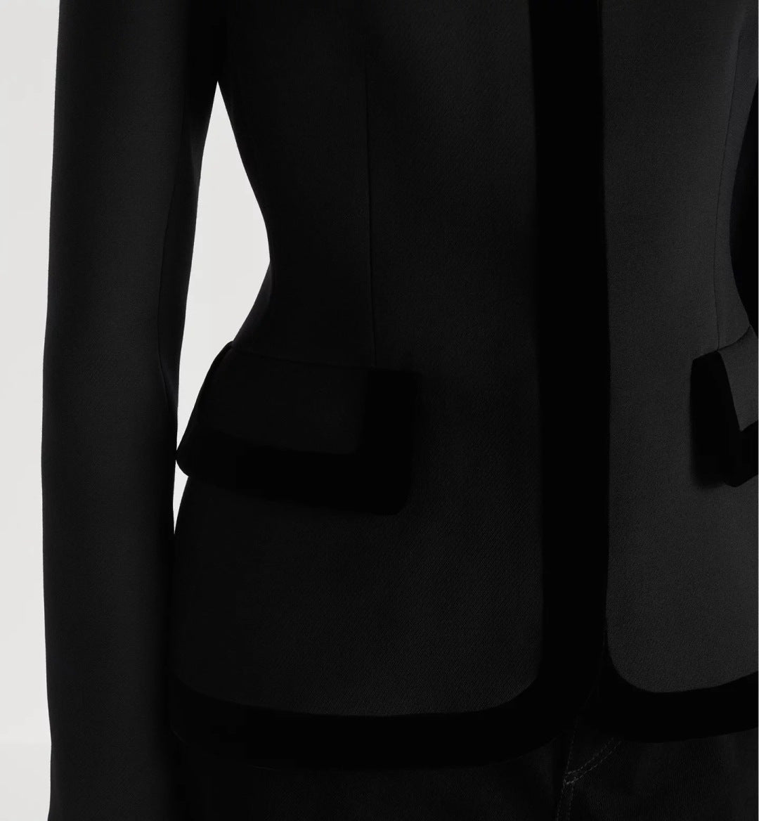 Cd 25fw simple and elegant suit jacket