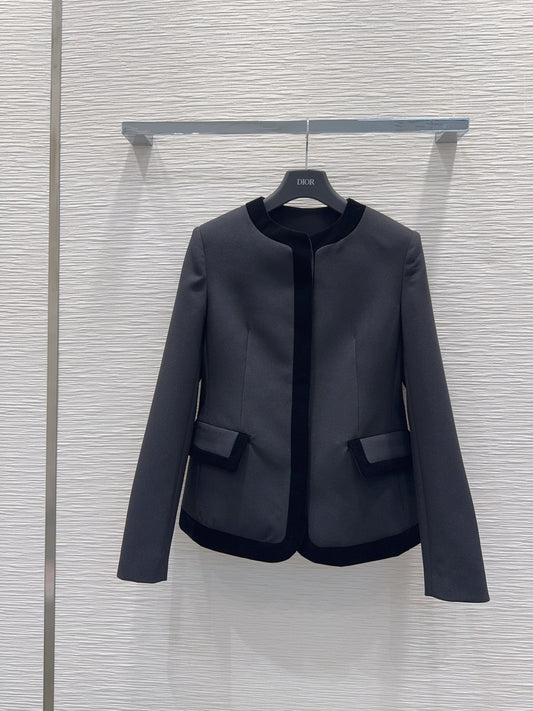 Cd 25fw simple and elegant suit jacket