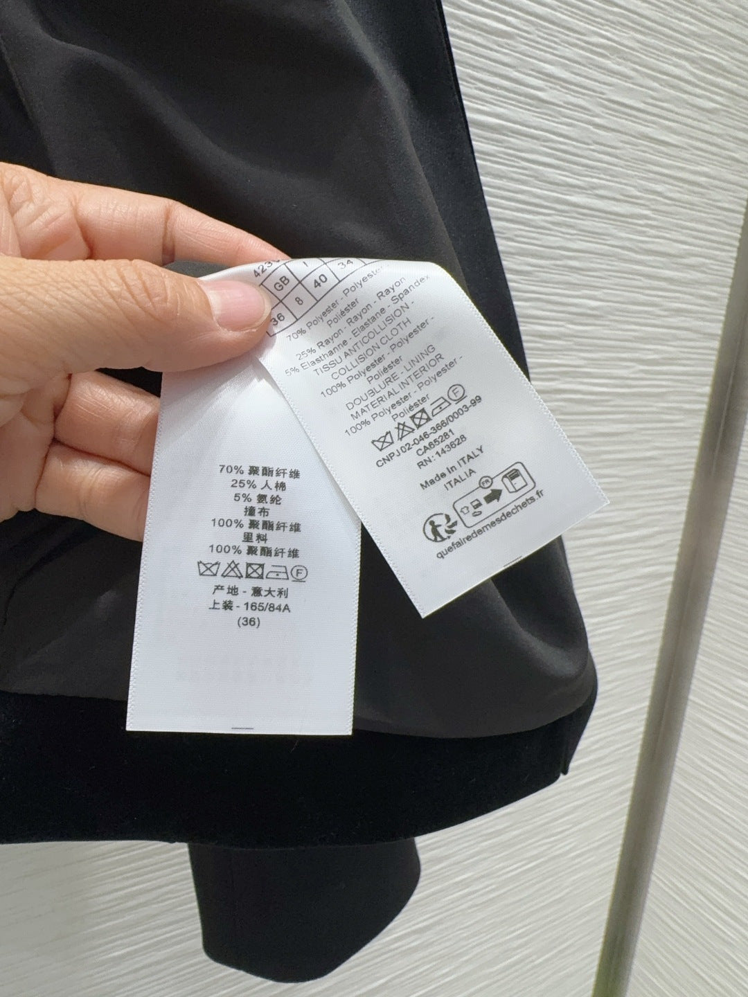 Cd 25fw simple and elegant suit jacket